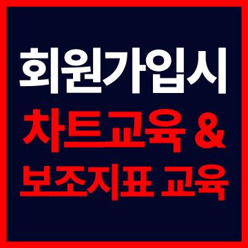 해외선물모의투자 - 차트교육, 보조지표 교육